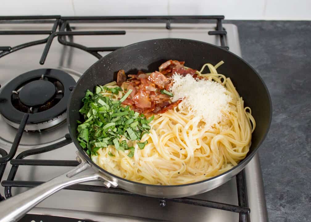 Creamy Linguine with Prosciutto | Pasta | Quick | Midweek