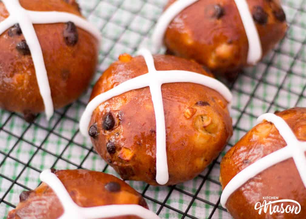 Hot Cross Buns | Chocolate Chip | Easter | Bread | Indulgent