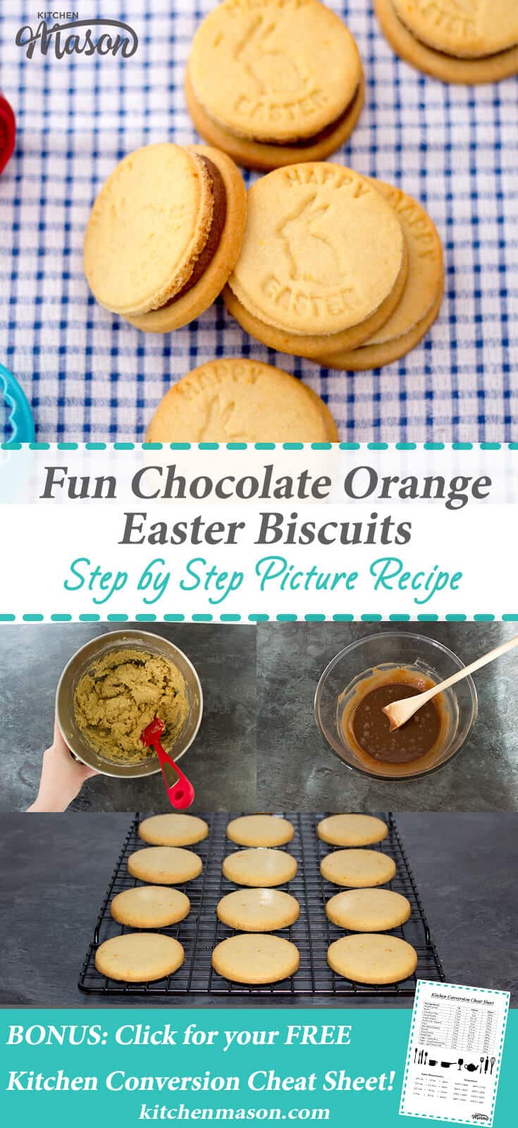 Fun Chocolate Orange Easter Biscuits Cookies GanacheKitchenMason