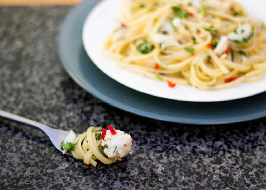 Quick & Healthy Crab Linguine | Pasta | Fish | Cheap