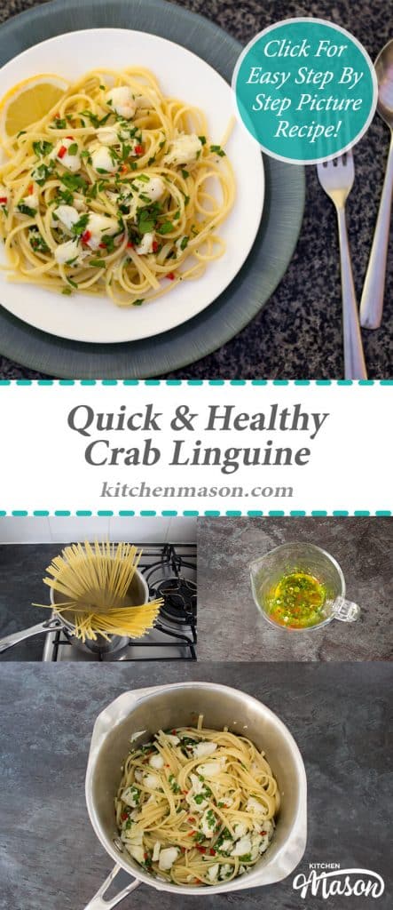 Quick & Healthy Crab Linguine | Pasta | Fish | Cheap