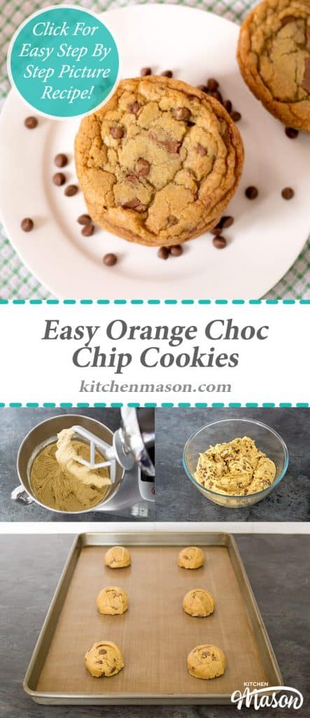 Easy Orange Choc Chip Cookies | Chocolate Orange | Christmas