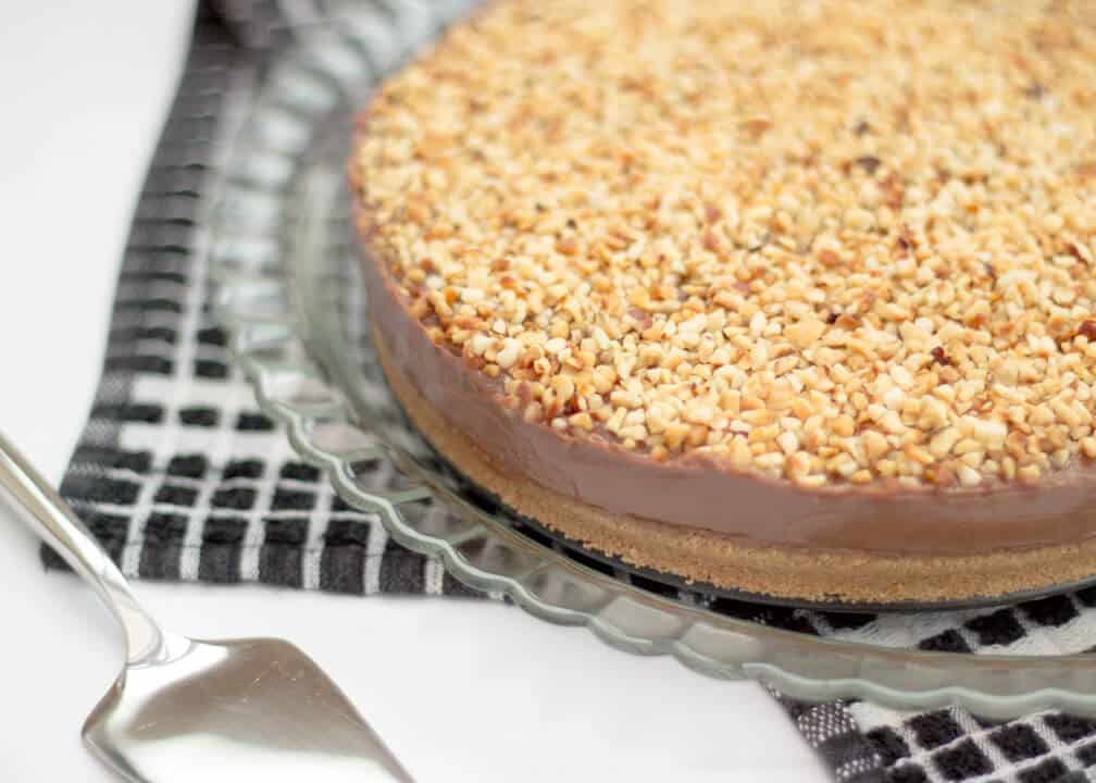 Easy No Bake Nutella Cheesecake | Make Ahead | Dessert