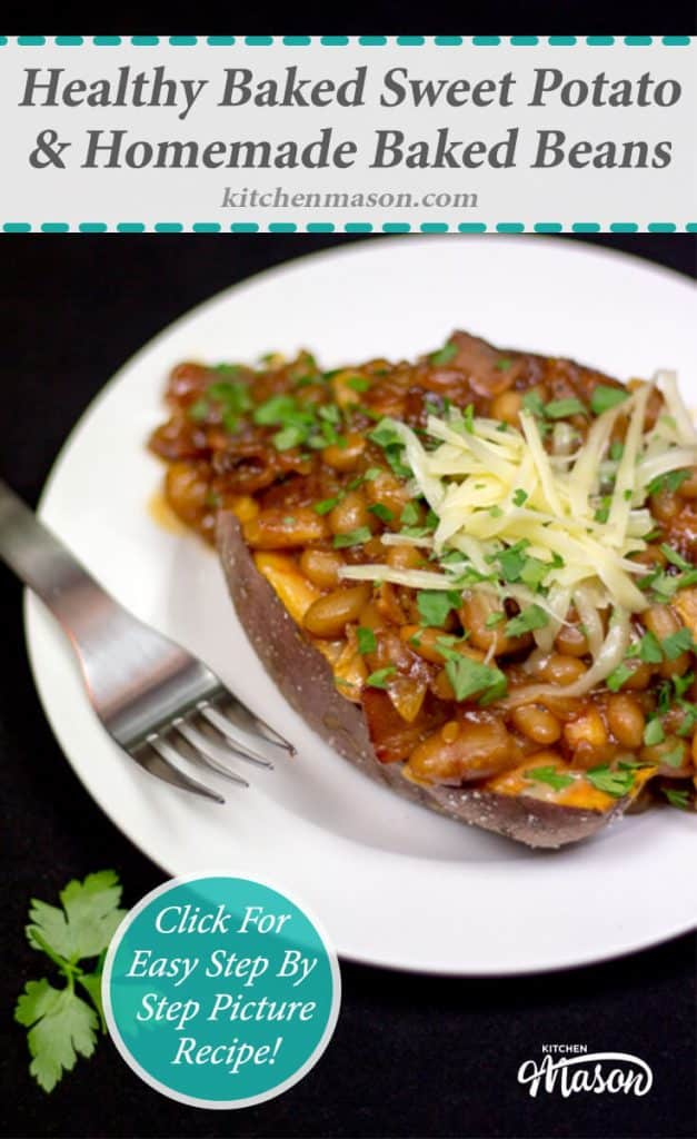 Baked Sweet Potato | Homemade Baked Beans | Healthy | Comfort Food