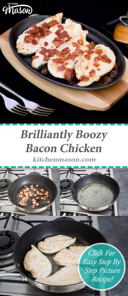 Bacon Chicken | Boozy | Easy | Quick | Amazing | Wine