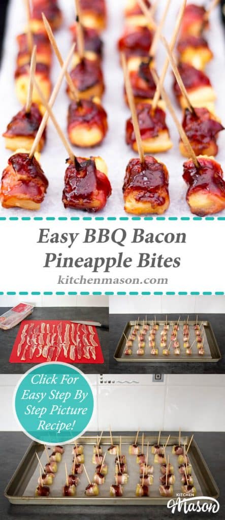BBQ Bacon Pineapple Bites | Party Food | Easy | Christmas | New Year