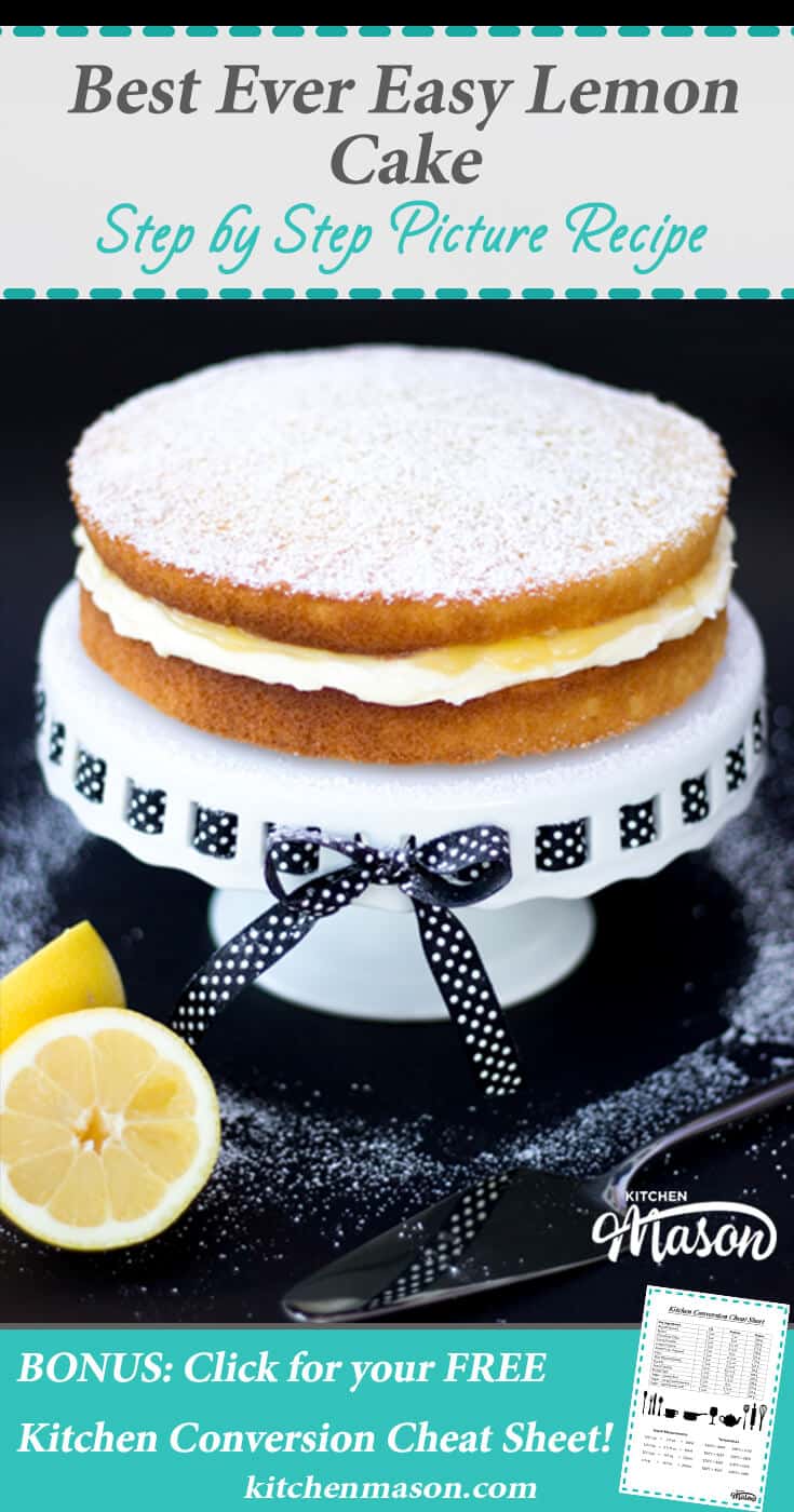 Easy Lemon Cake | Best Ever | Buttercream Frosting | Lemon Curd