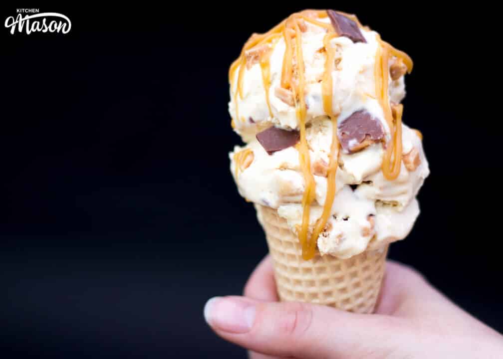 Salted Caramel Ice Cream | No Churn | Easy Ice Cream | Dessert