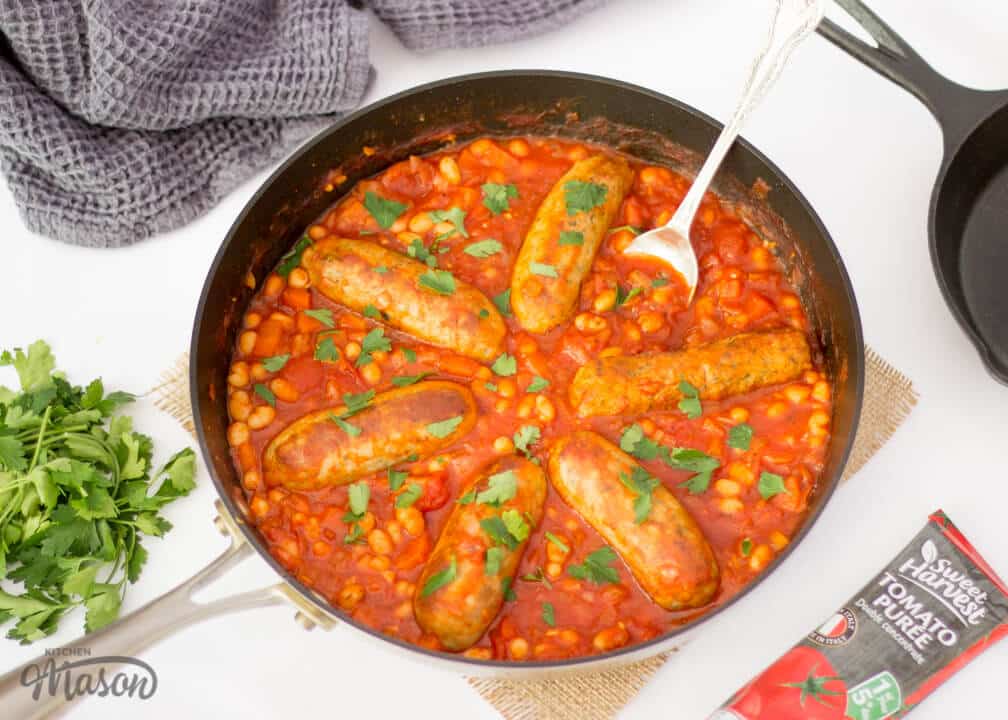 Easy One Pot Recipes | One Pan Recipes | One Pan Sausage and Beans