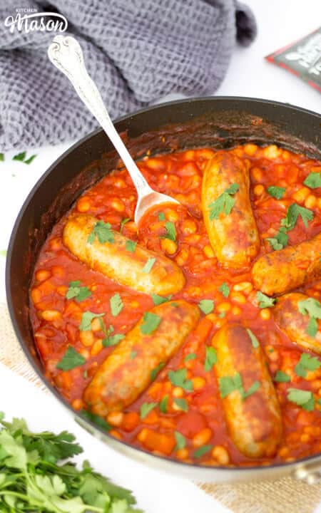 Easy One Pot Recipes | One Pan Recipes | One Pan Sausage and Beans